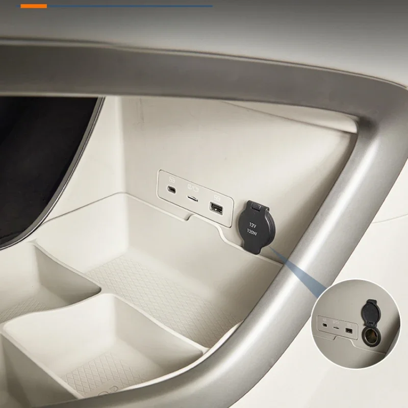 

Для DENZA D9 2022-2025 силиконовый нижний ящик для хранения центрального управления, внутренний ящик для хранения мелочей, инструменты для модификации