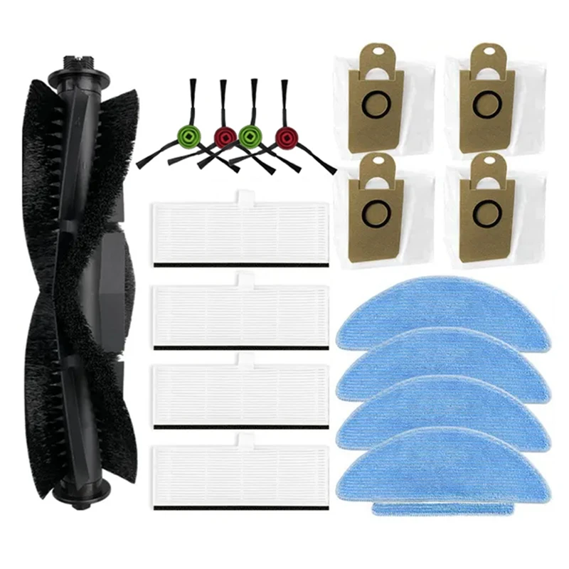 For MEDION X20 SW+ / MD11415 Roller Side Brush Hepa Filter Mop Cloth Dust Bag Parts Accessories