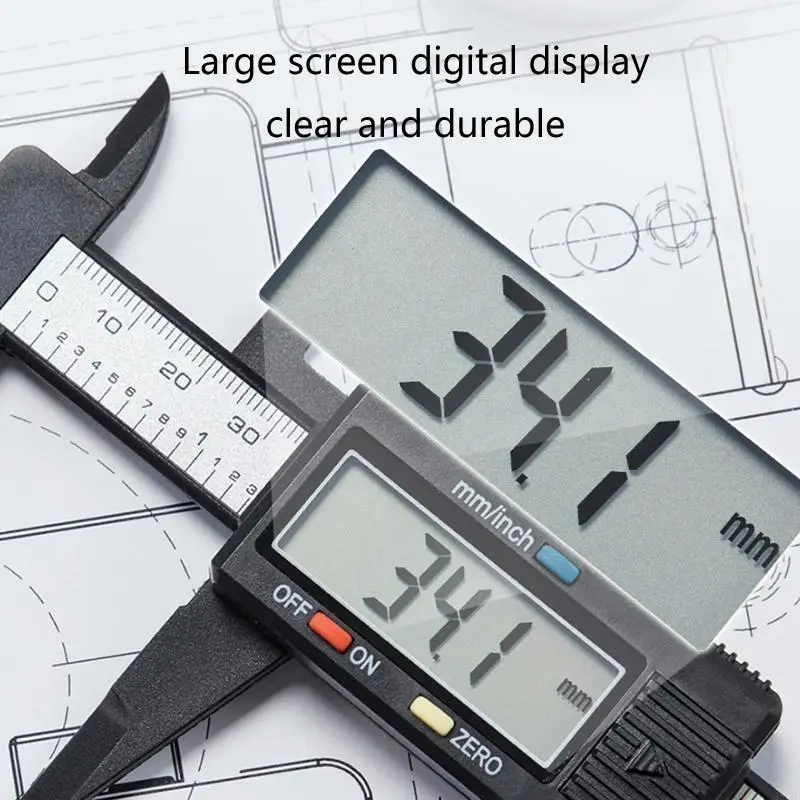 Digital Caliper Micrometer Measuring Tool Electronic Vernier Caliper Accurate