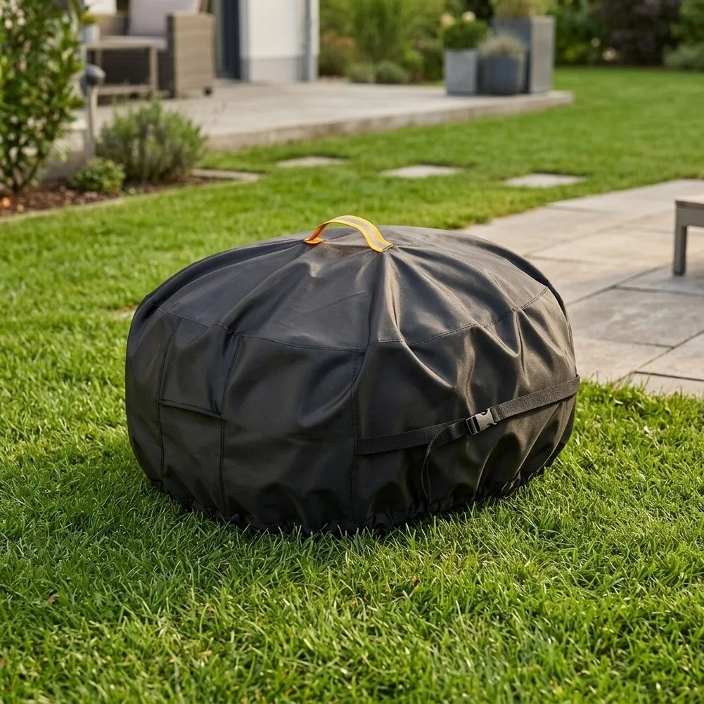 83 X 62 X 43cm For Lawnmower Cover With Ventilation Holes Drawstring And Handle 210D Oxford Fabric Dust For Proof Wipe Clean