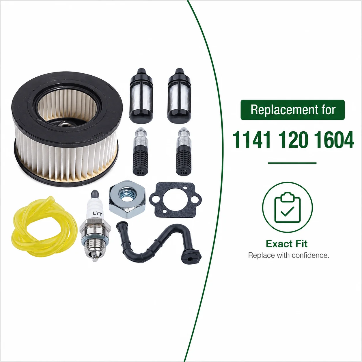 HD2 Air Filter Spark Plug Fuel Line Tune Up Kit For Stihl MS261C MS271C MS362C Chainsaw Service Parts Carb Gasket 1141 120 1604