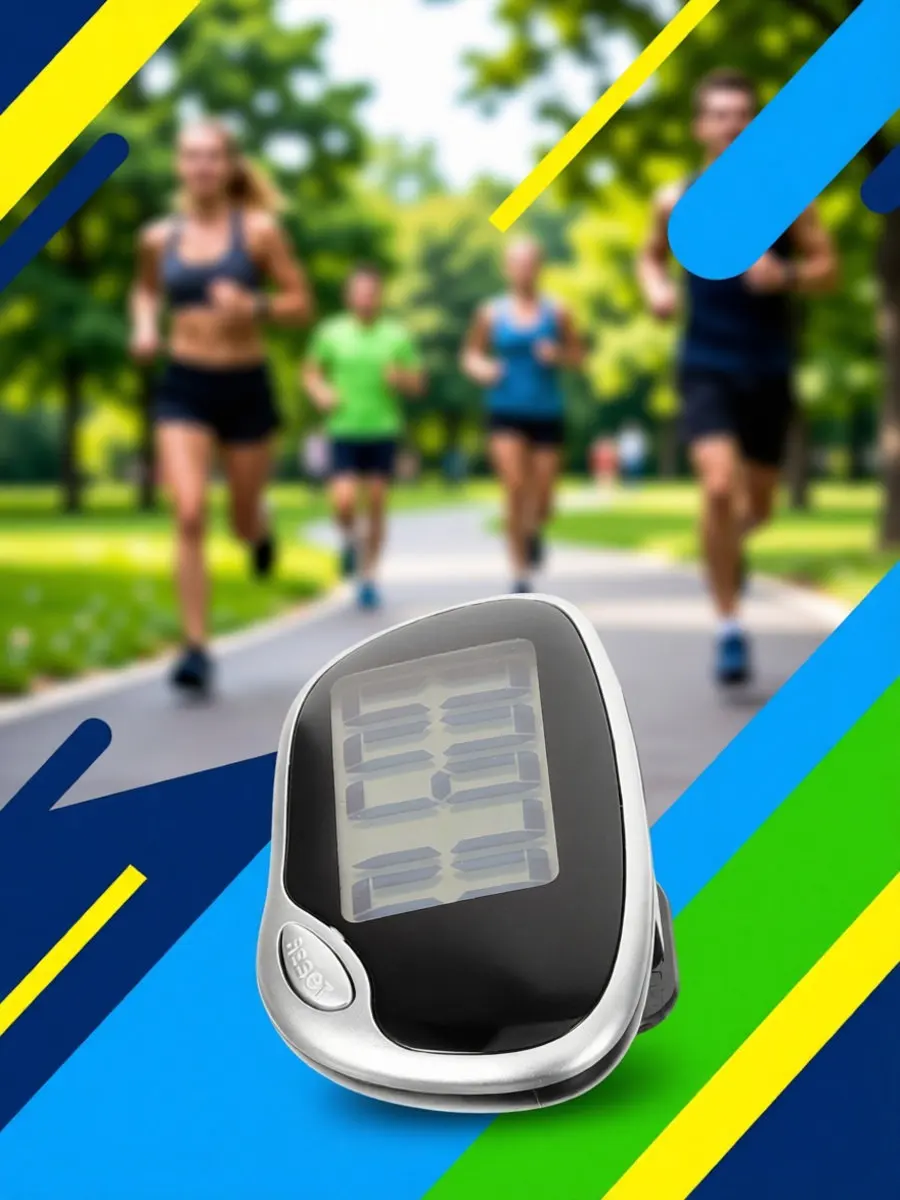 Large Screen Pedometer Creative Portable Walking Counter Professional Step Counter Running Fitness Monitor Multifunctional