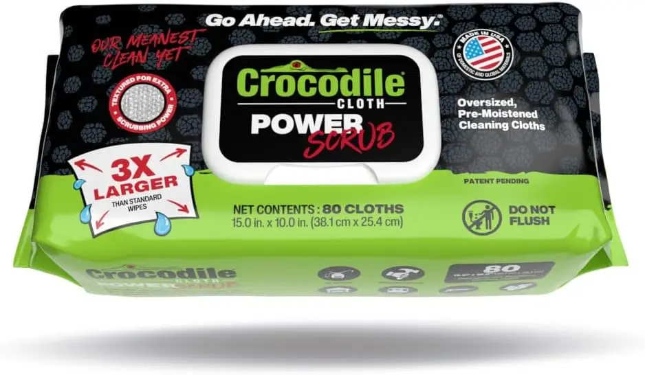 

Салфетки для уборки PowerSCRUB, 80 штук, двухсторонние, сверхпрочные, впитывающие влагу, одноразовые, для кожи и поверхностей
