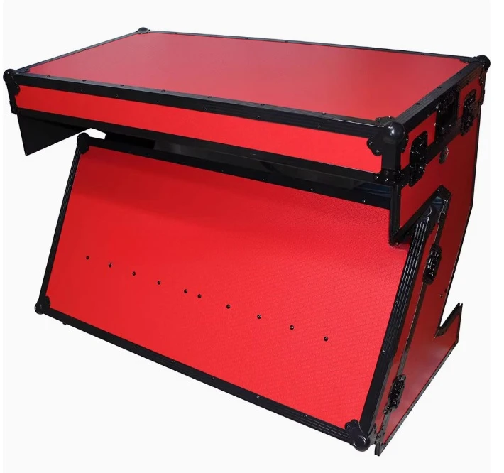 Mobile DJ Folding Table with Air Box - All-in-One Portable DJing Console and Stand for Nightclub/Bar Use