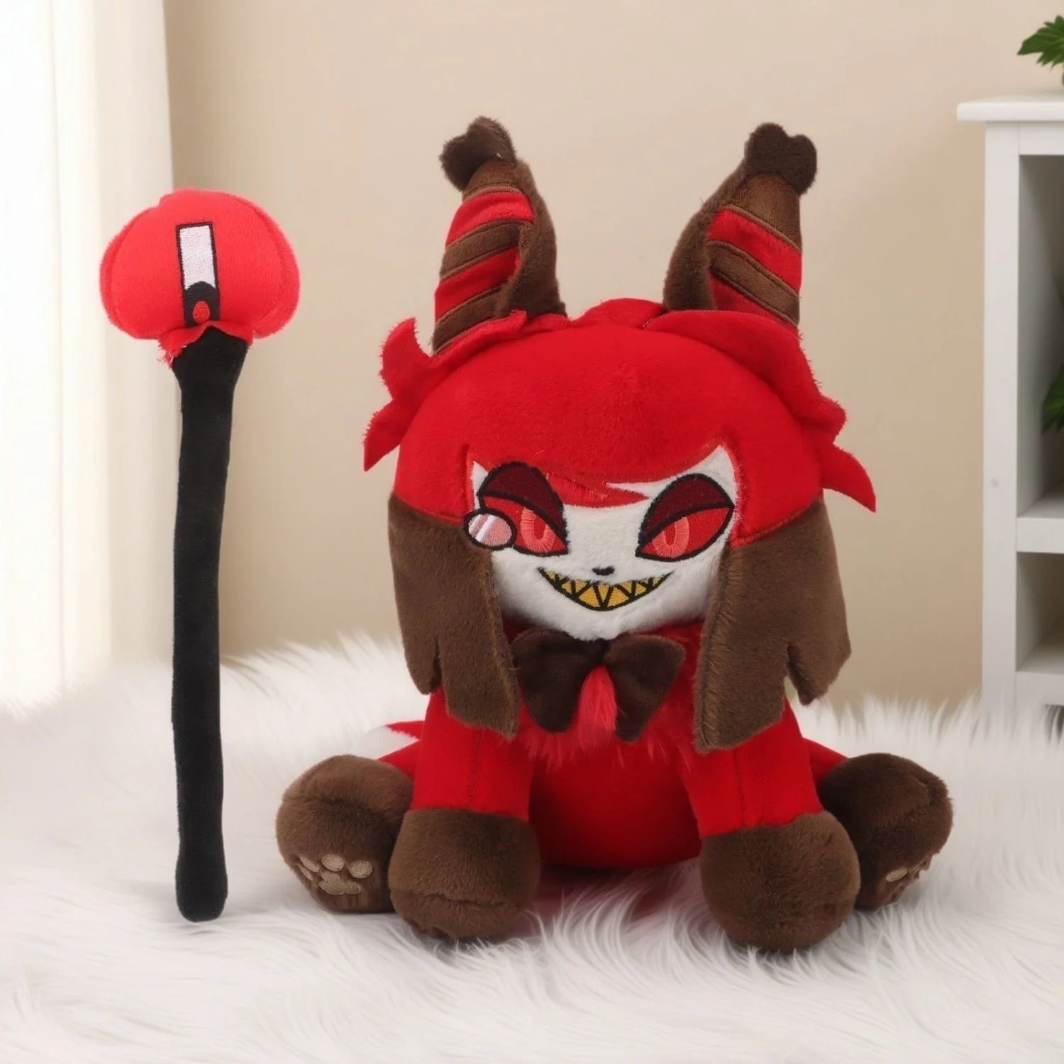 

Новинка в наличии: Мягкие плюшевые игрушки-куклы 30 см по мотивам аниме-игры Hell Hotel (Сэр Пентиус, Аластор, Вокс, Люцифер, Энджел) – подарки, игрушки для фестивалей