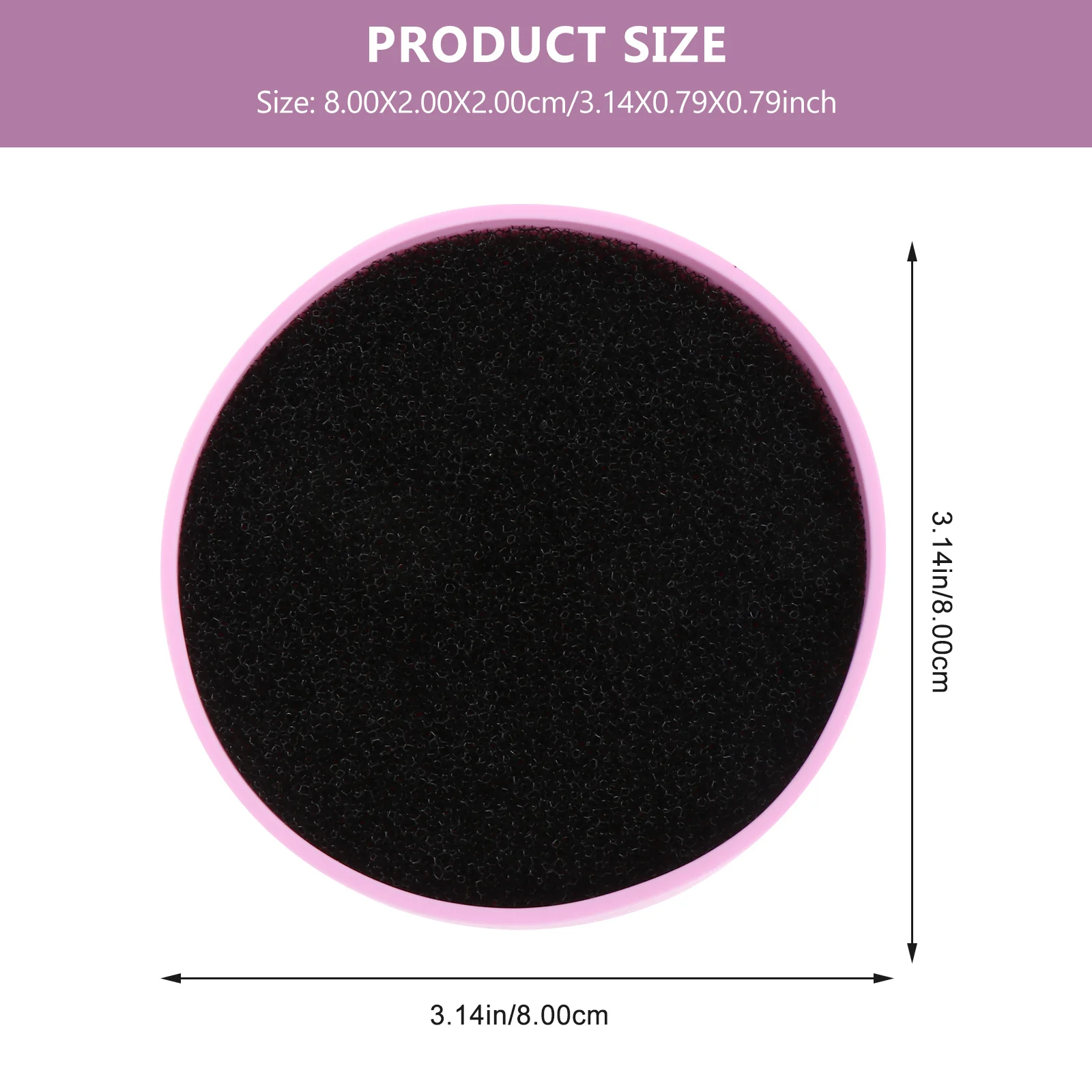 4Pcs Makeup Brush Cleaning Sponge Portable No Water Needed Easy to Carry Reusable for Home Travel Business Trips Eye Shadow