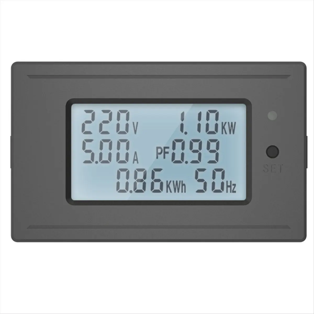 ABGN AC 100A Digital Voltmeter Ammeter 6-in-1 Multifunction Tester LCD Voltage Current Power Test Meter Wattmeter
