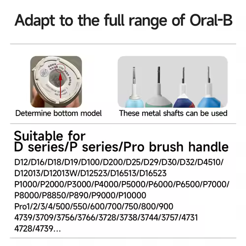 Electric Toothbrush Replacement Brush Heads for Oral  Basic Cleaning B toothbrush nozzle BristlesD100 D25 D30 D32 4739 3709 3744 - Image 4
