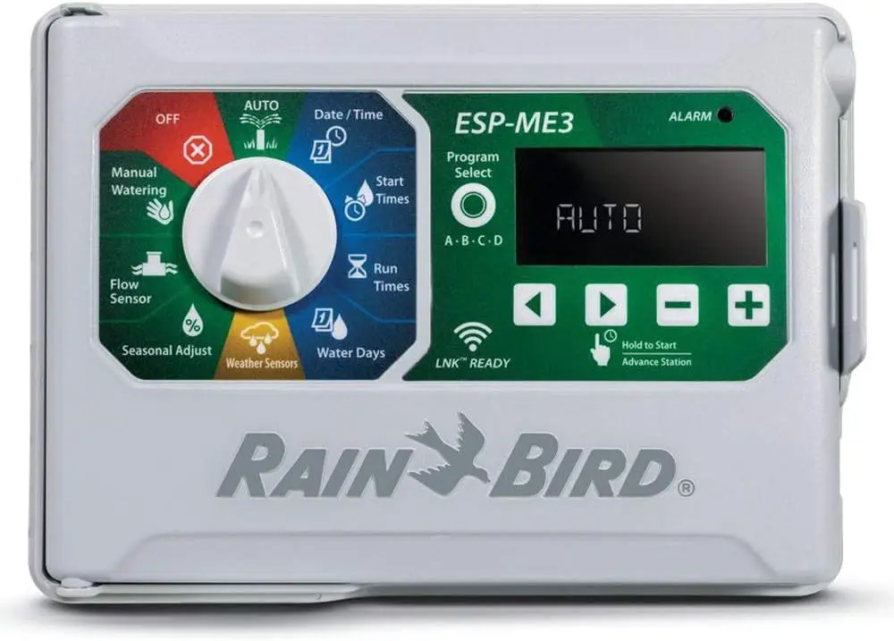 4-Zone WiFi Ready Sprinkler Controller, Expandable to 22 Zones, Indoor/Outdoor