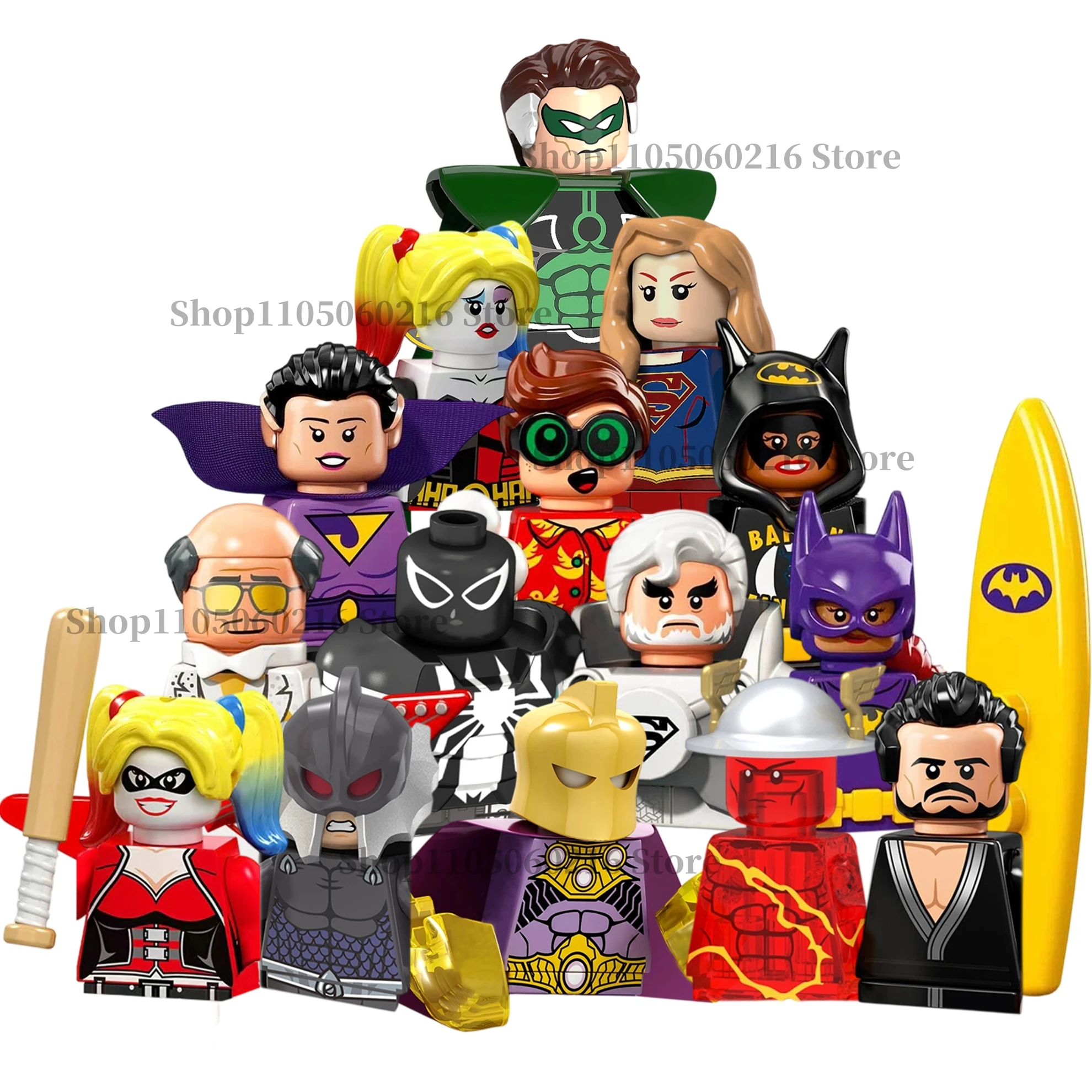 

Superhero Marvel Blocks Bricks Daredevil Punisher Mini character building blocks Hot toy children's party gift