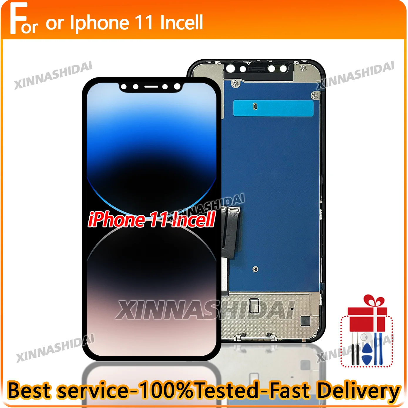 Für iPhone 11 incell Display Mit Touch Screen Sensor Panel Montage Ersatz Für iPhone 11 incell 100% Test