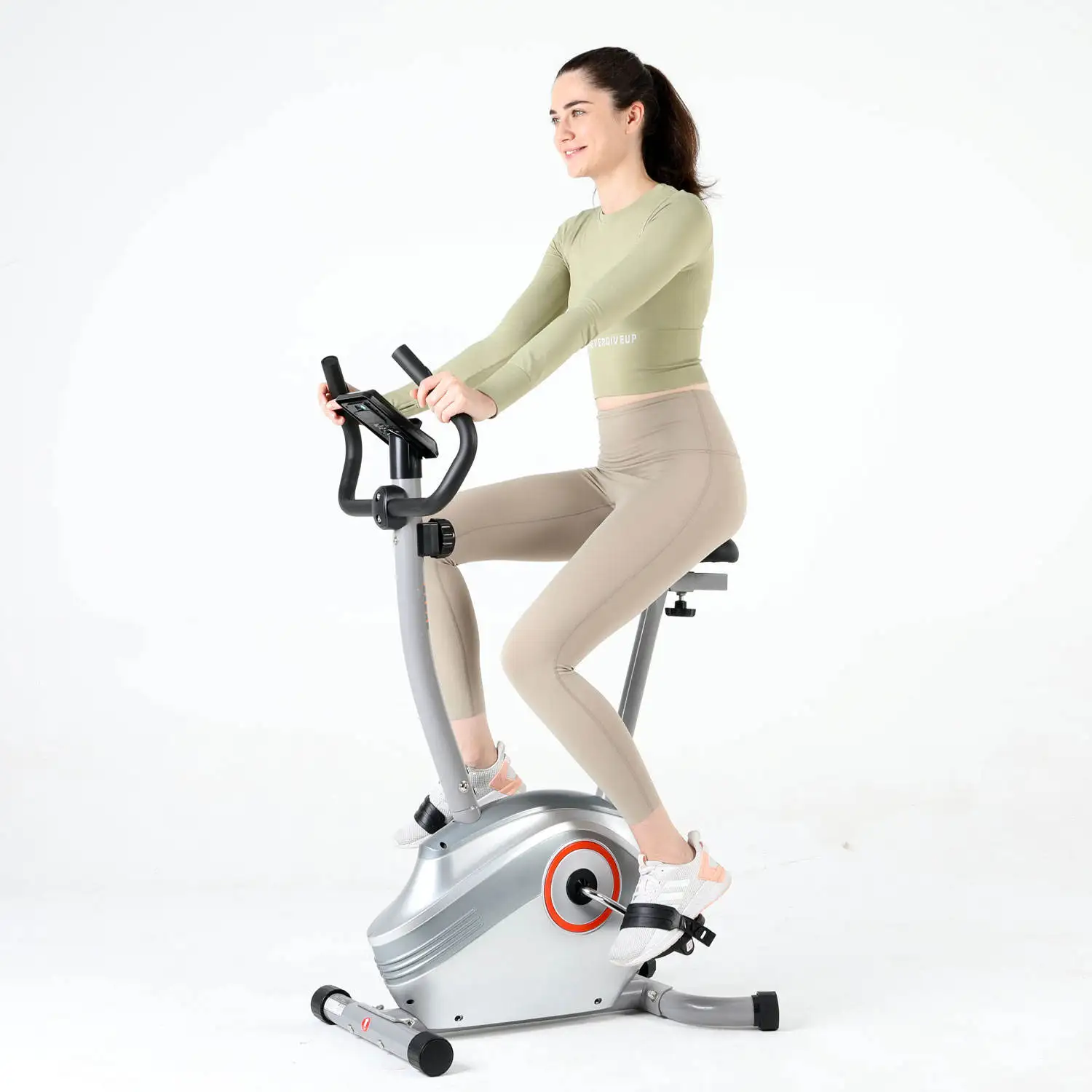 Mini Exercise Bike Foldable Magnetic Upright Exercise Bike