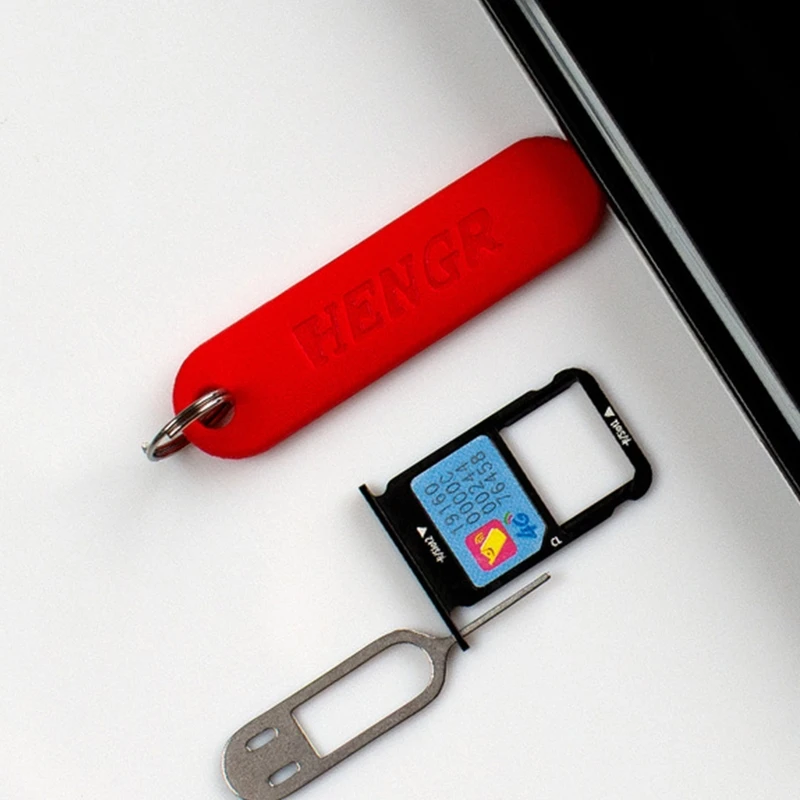 J78A SIM Card Removal Tool Card Tray Eject Pins Needle with Detachable Keychain Charm for Phone Models Universal