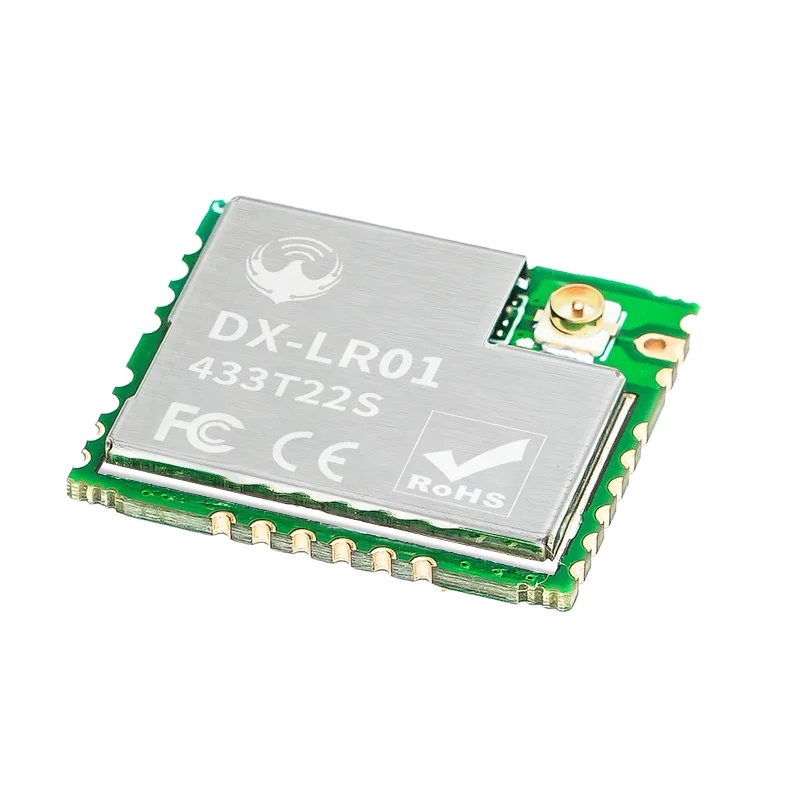 DX-LR01 433T22S 8KM Long Range 22dbm Transmission power LoRa Module 410~493MHz ASR6601 Uart serial port AT command LoRa Module