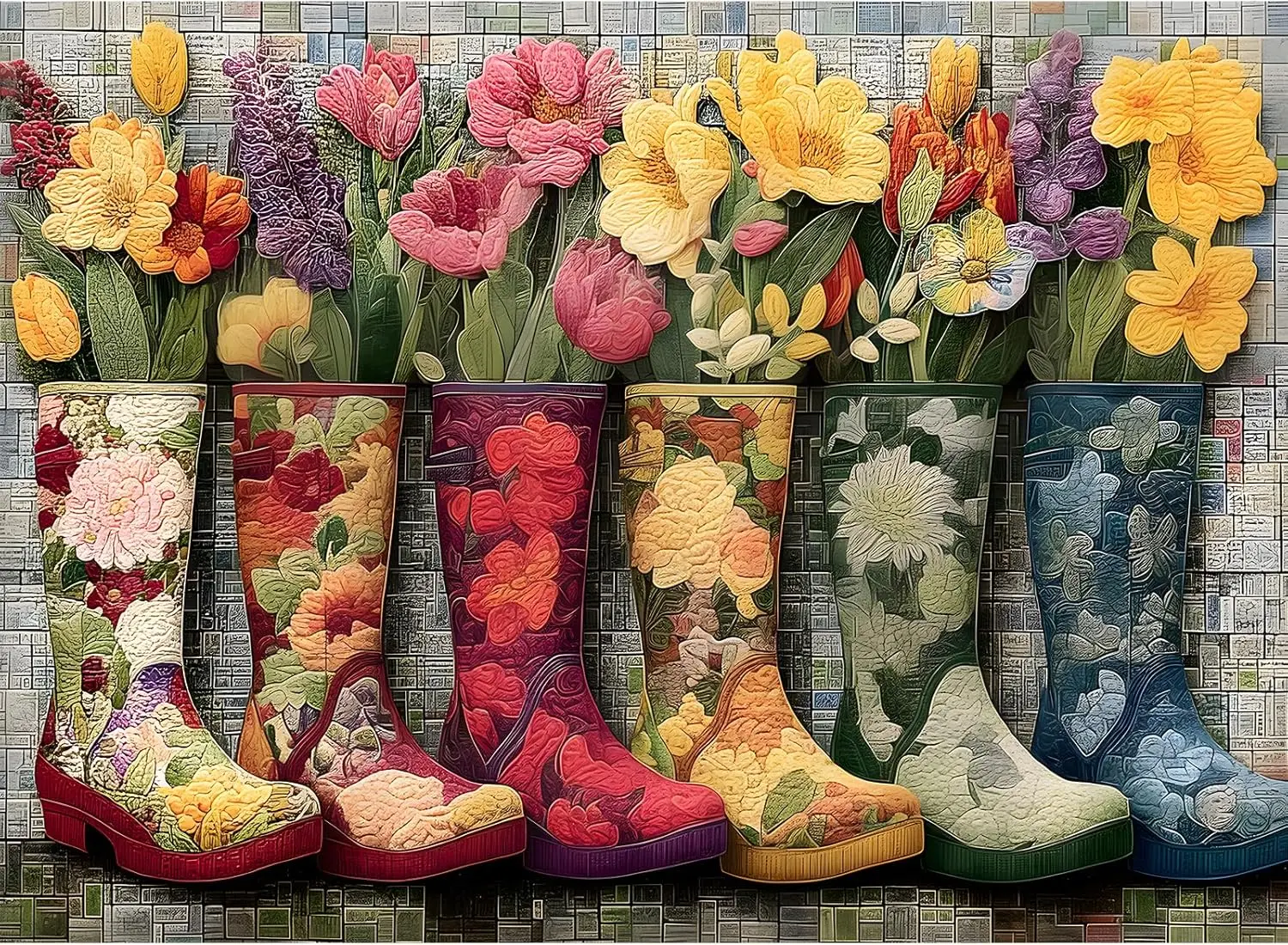 

Деревянные пазлы различных размеров «Ботинки Blossom», без пыли, для домашнего декора, подарок на день рождения, игрушка для мужчин, женщин, пожилых людей