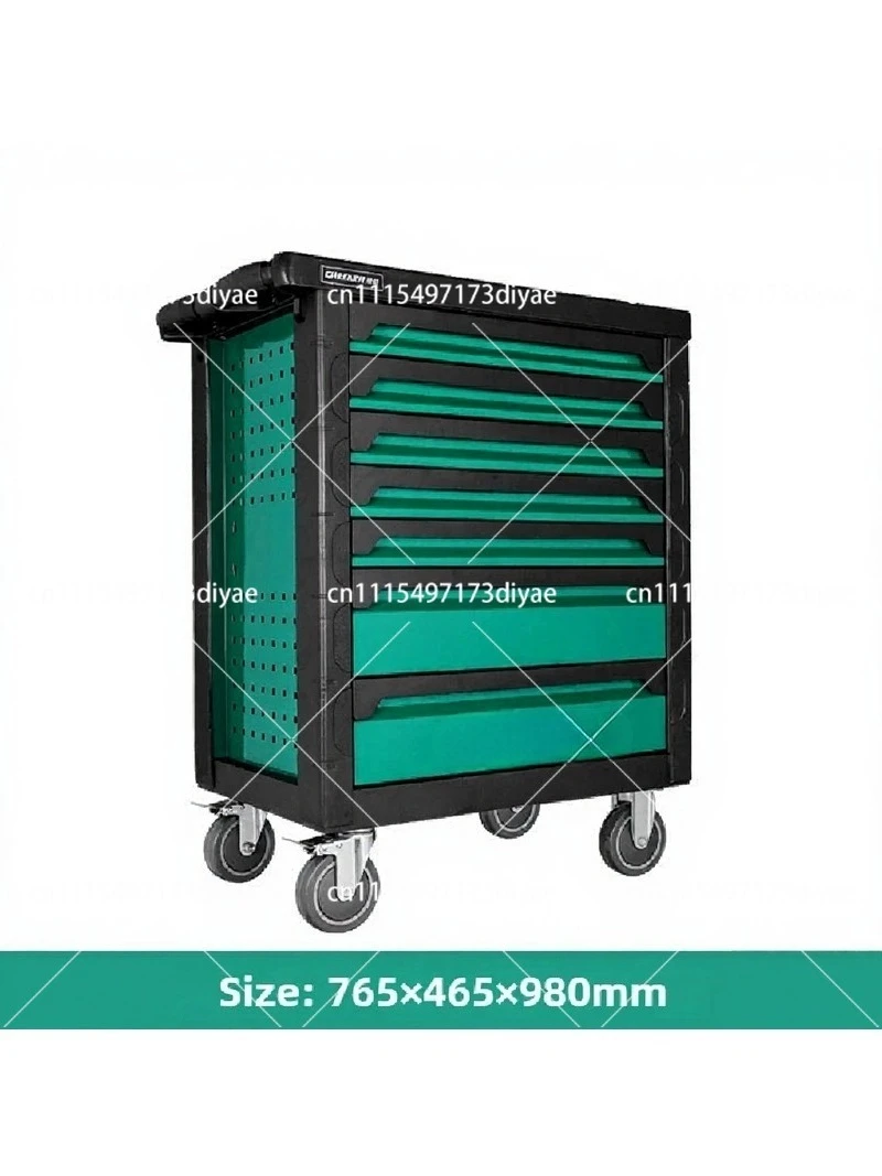 Heavy Duty Tool Cart Auto Repair Hardware Tool Box, Multi-Function Maintenance Tool Cabinet with Wheels