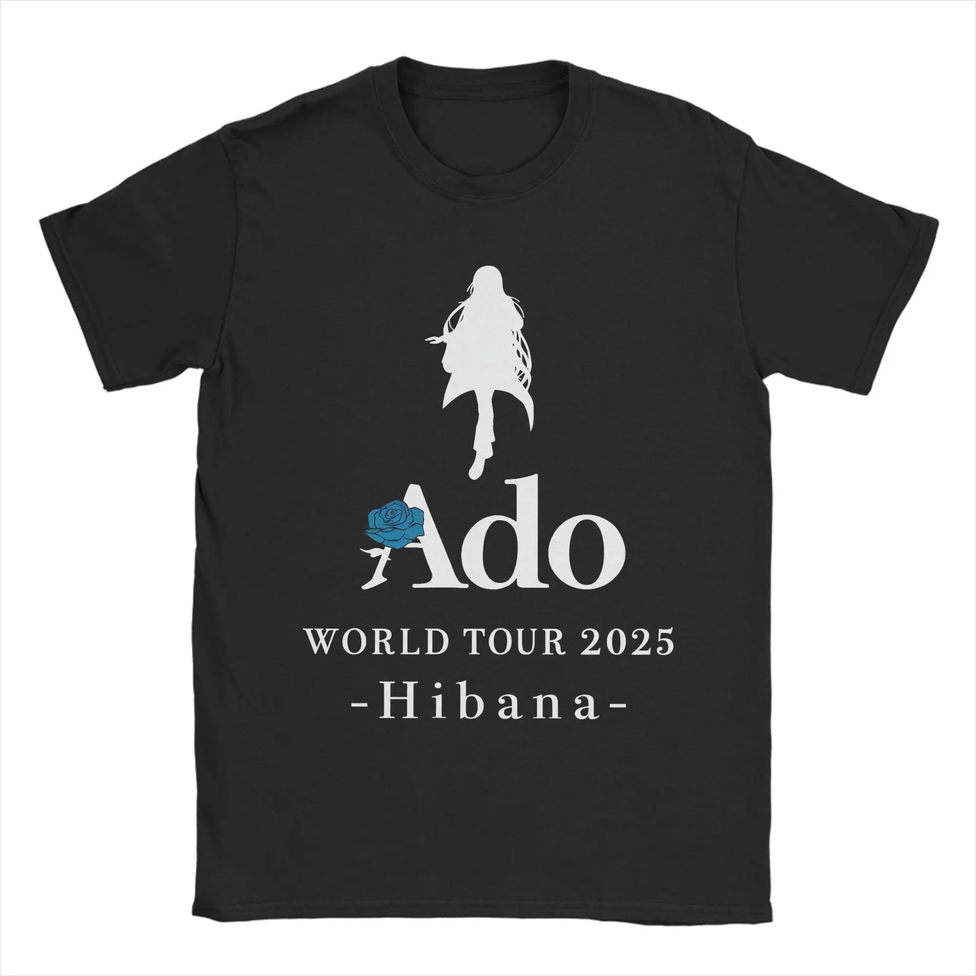 

Футболка Ado Wish Tour Japan Singer, летние классические футболки, хлопковая модная крутая футболка для мужчин, повседневная одежда с короткими рукавами