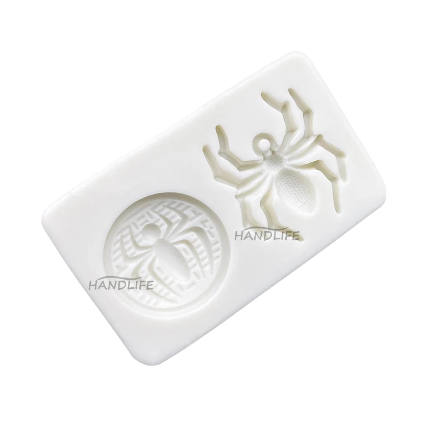 Spider Halloween Silicone Cake Baking Mold Sugarcraft Chocolate Cupcake Resin Tools Fondant Decorating Tools