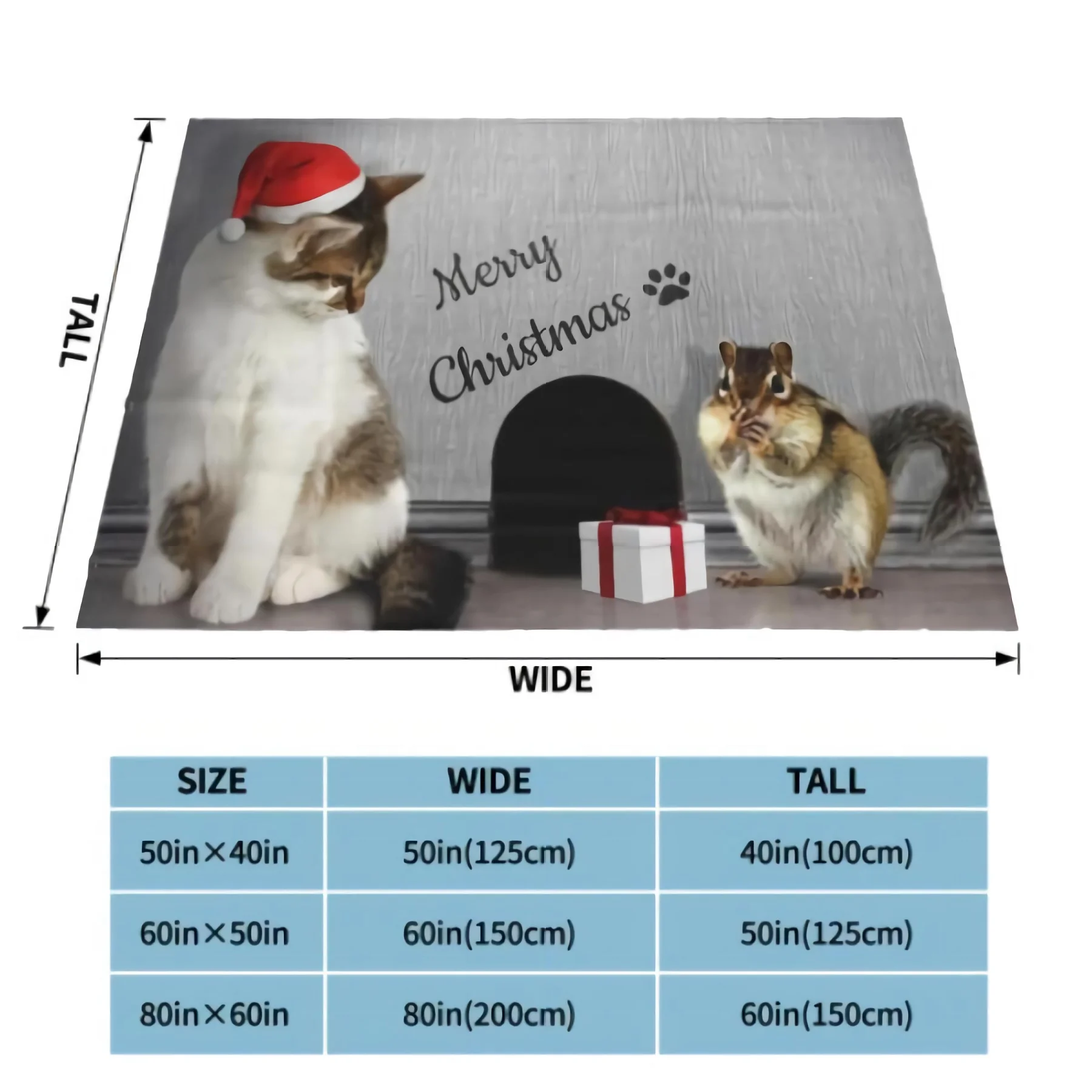 Funny Cat Blanket Micro Blanket Comfortable Thermal Blankets Durable Pad Bed Cover Warm Sofa Funny Cat Blanket For All Season