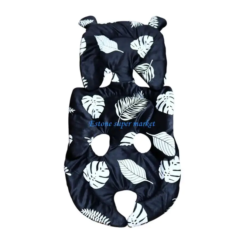 090B Newborns Car Headrest Support Thick Cushion Strollers Liner Summer Winter