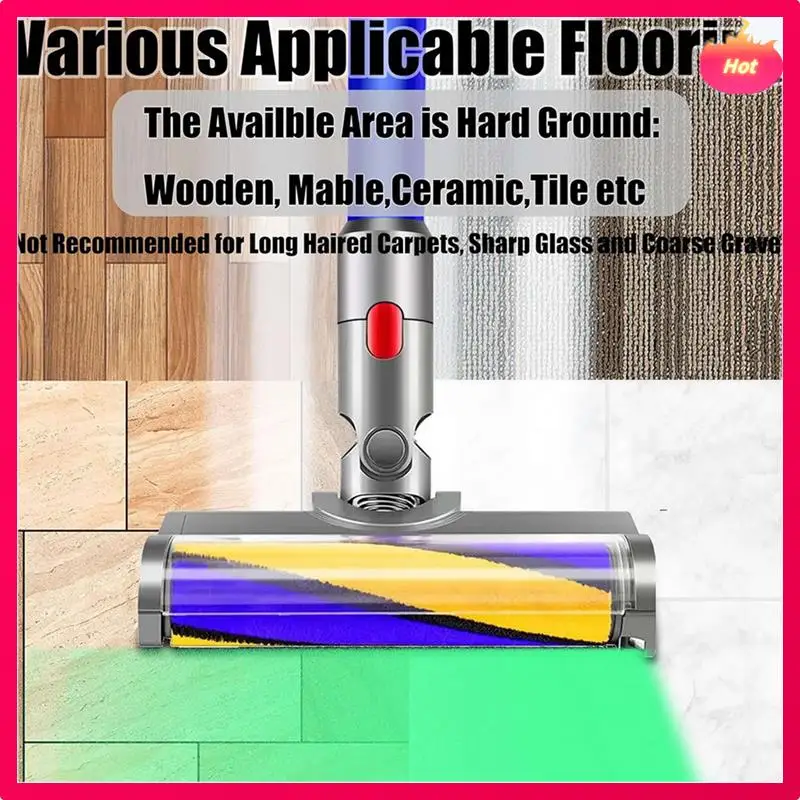 

ABYP 2X насадка для щетки для Dyson V7 V8 V10 V11 V15 Запасные части для насадки щетки для паркетного пола с подсветкой для обнаружения пыли