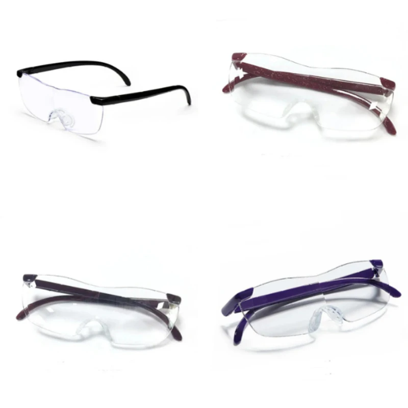 

Magnifier Wearing Style Mangnifying Glasses Anti-blue Light Loupe 3x Helping Hand Soldering Solder Clamp Phone Screen Sports