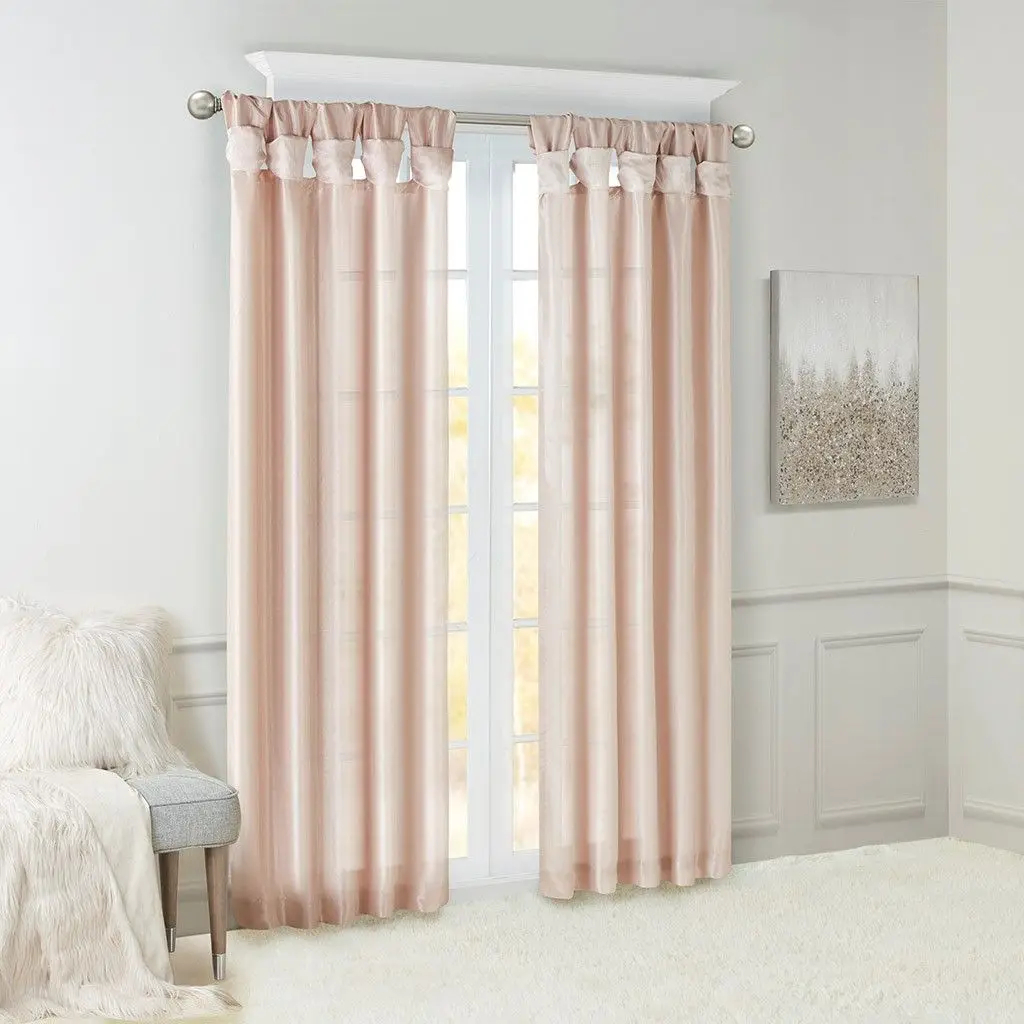 

Twist Tab Lined Window Curtain Panel(Only 1 Pc Panel)