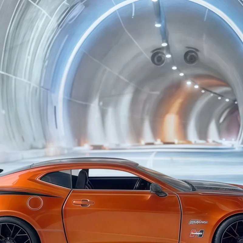 Jiada 1/24 Blu raro 2024 Chevrolet CAMARO Zl1 modello di auto in lega ornamento da collezione come regalo per i bambini