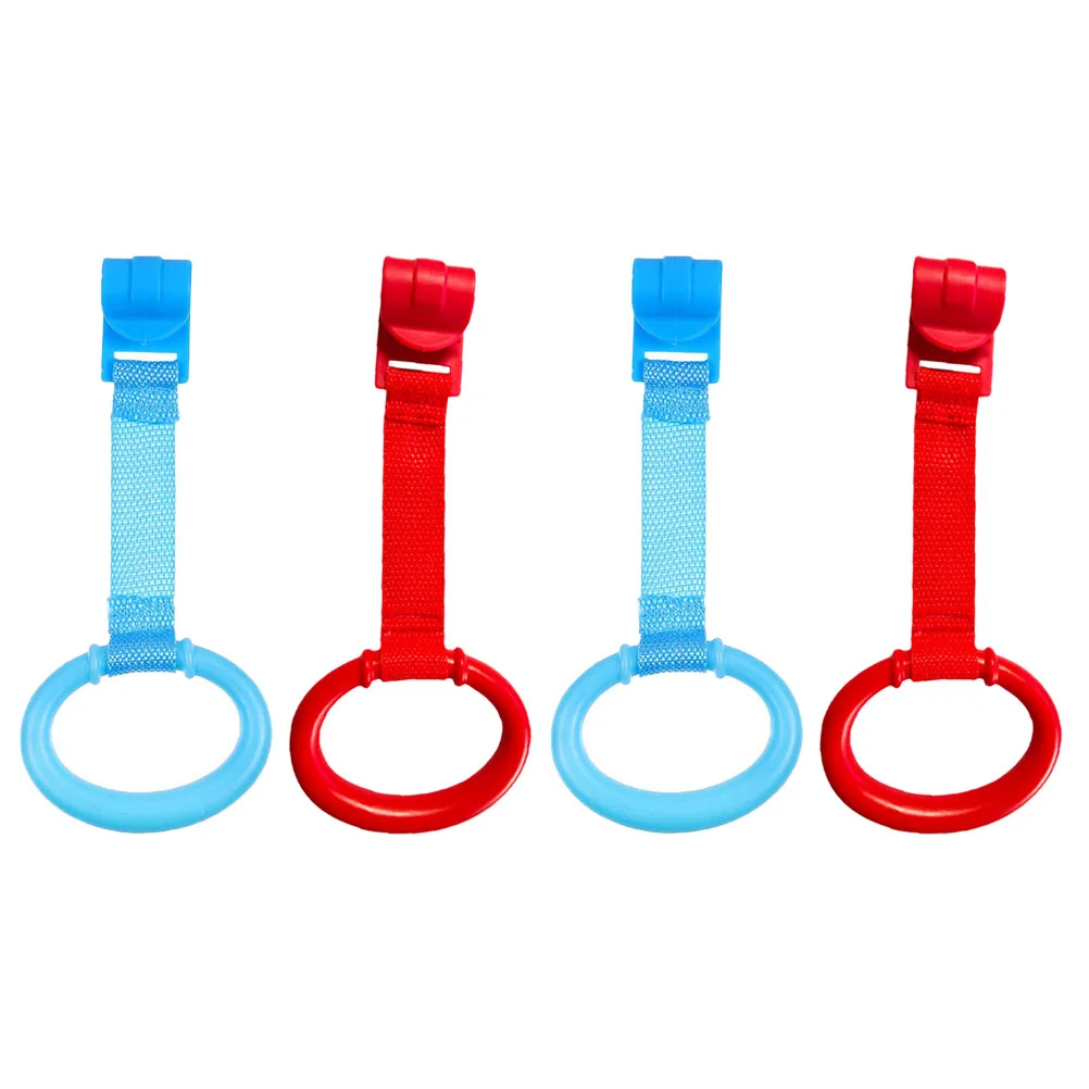 

Baby Crib Pull Rings Baby Bed Stand Up Hanging Ring Kids Walking Training Tools Suitable For 0-3 Years Old Baby