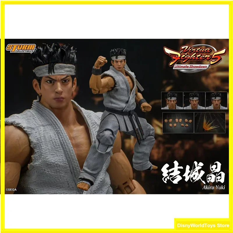 

100% Original Storm Toys SGVF01 1/12 Virtua Fighter 5 AKIRA YUKI Full Set 6 In Stock Anime Action Collection Figures Model Toys