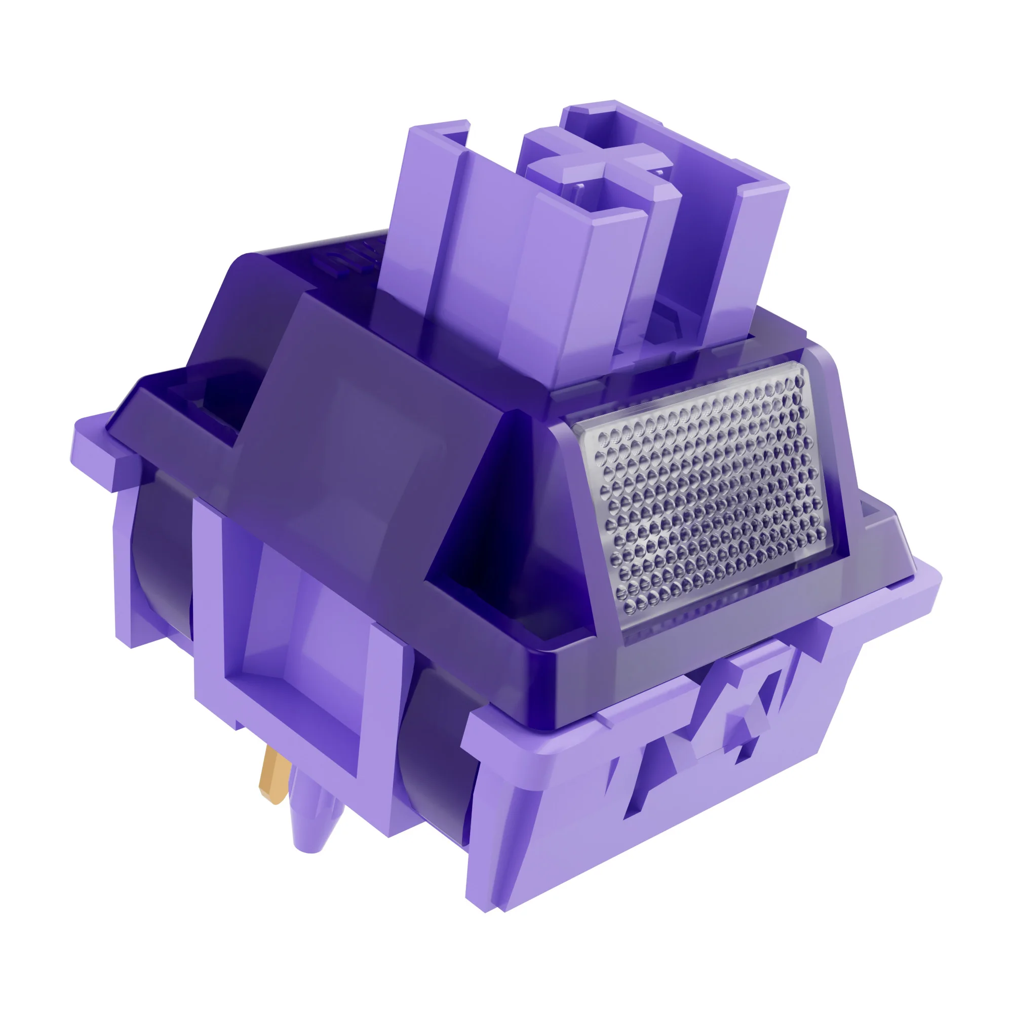 

Outrmu Violet DIY Mechanical Keyboard Switch, Pre-tactile Switch 55GF Actuation/5-pin Pre-lubricated Long-life Switches