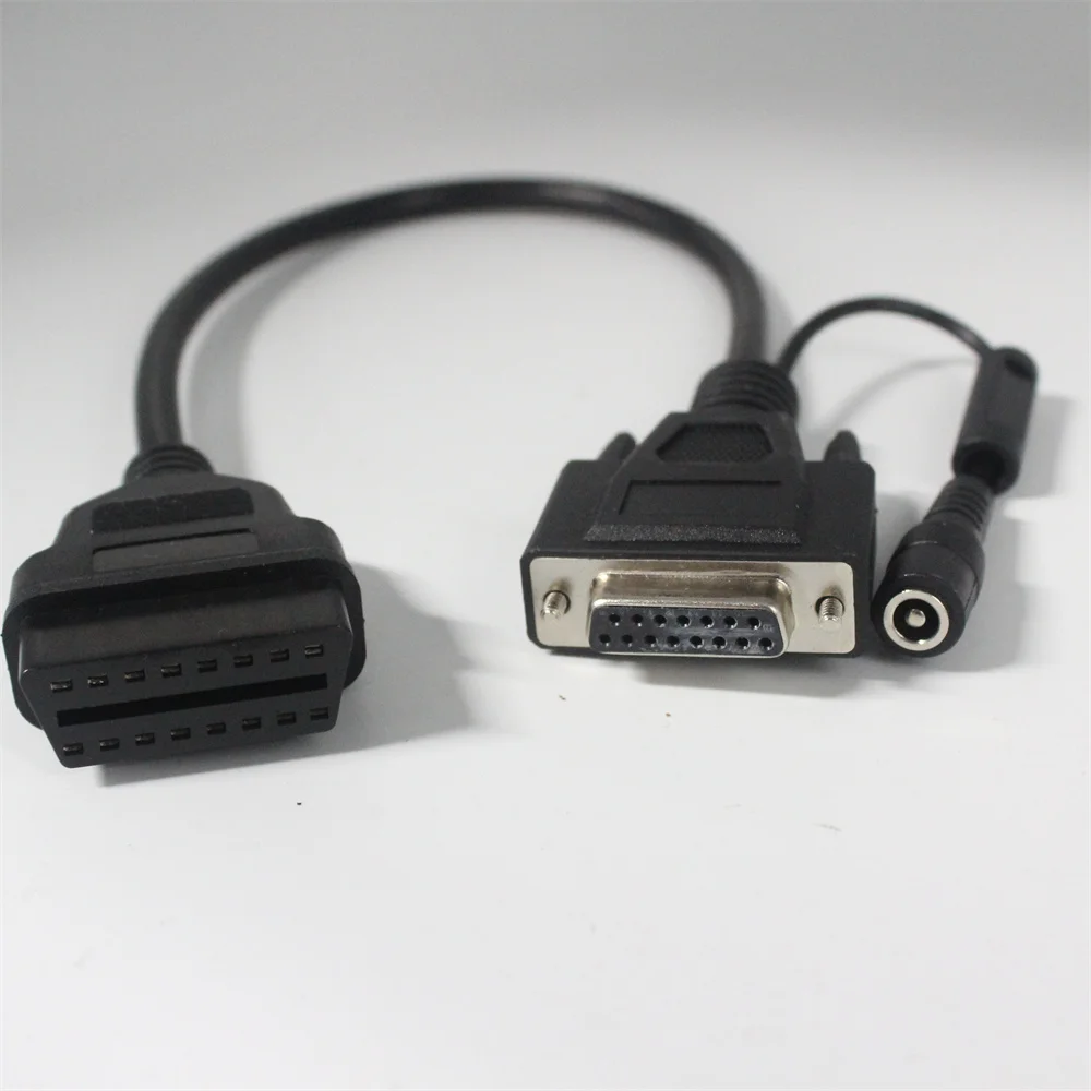 15PIN Conversion Cable Adapter work for LAUNCH X431 COM to obd2 obd 16pin for X431 Easydiag GOLO X431 IV DIAGUN III