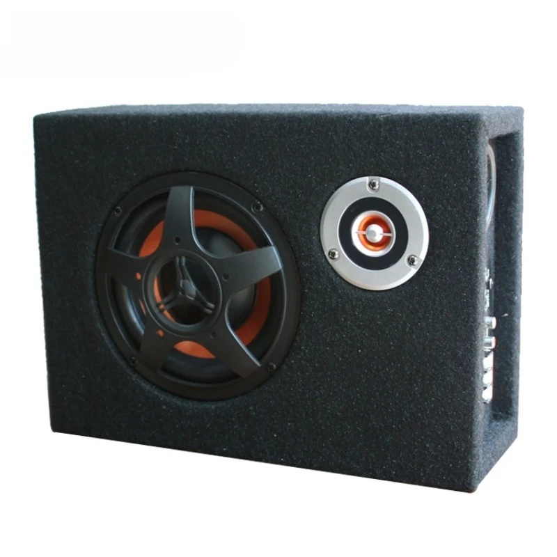8-Inch Car Audio Subwoofer Ultra-thin, Square High-power Car Speakers Modified