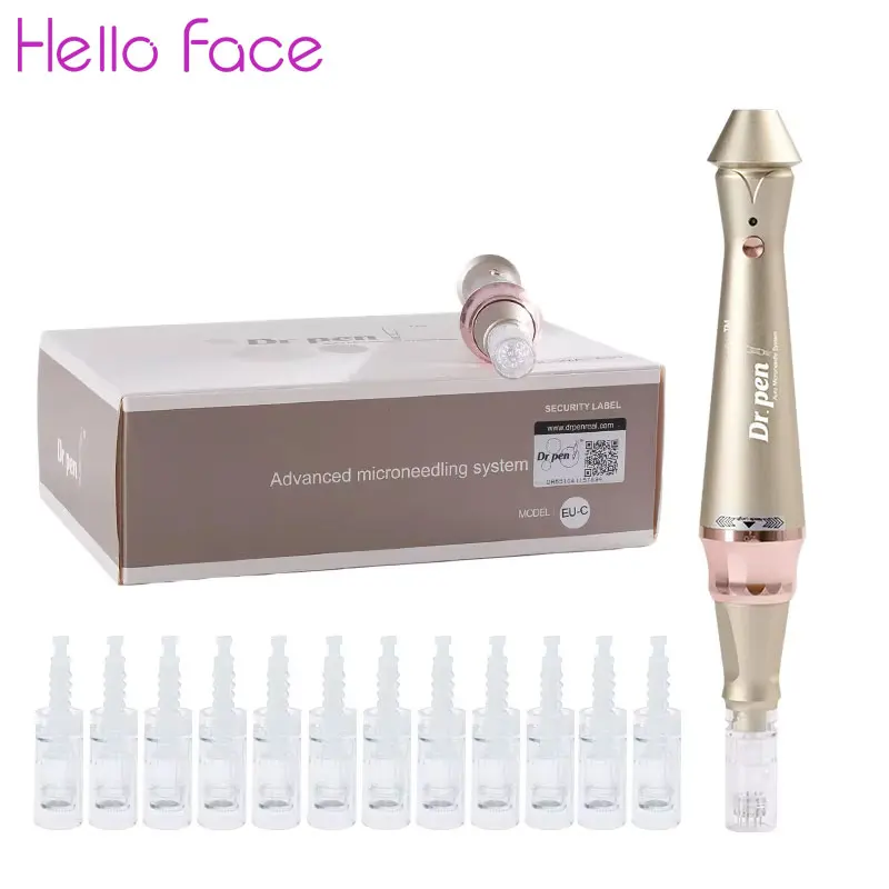 Dr. pen E30-W Derma Pen Auto With 12pin Needle Cartridge For Microneedling Therapy Skin Care MTS & PMU