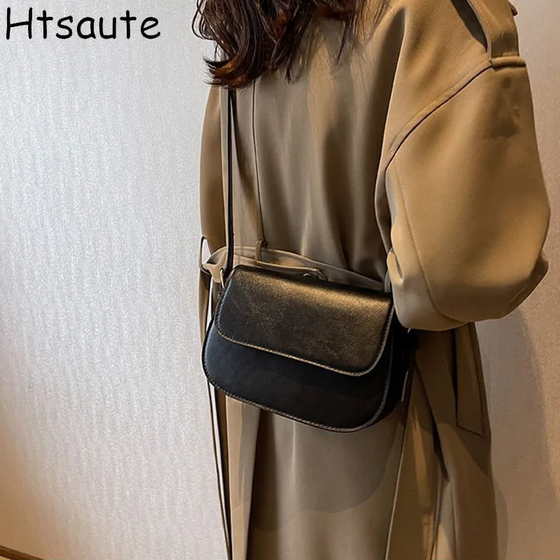 

Fashion PU Leather Crossbody Bags for Women Handbags Shoulder Bag Retro Pouch Underarm Bag Girls School Bags bolsos mujer