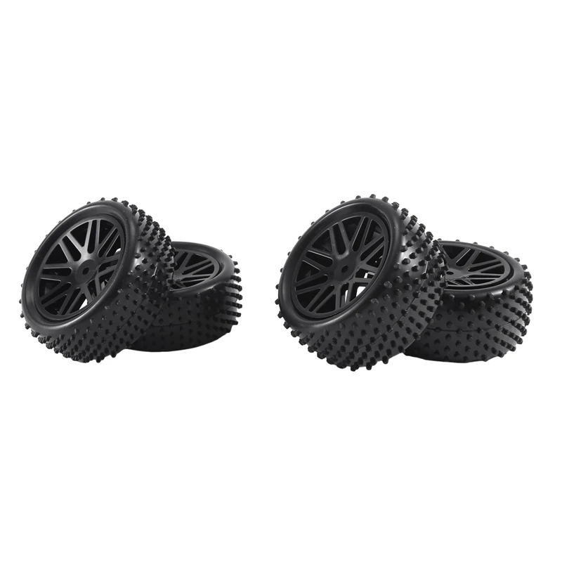 4Pcs 85Mm Tire Wheel Tyre For Wltoys 144001 144010 124007 124017 Tamiya HSP 1/10 1/12 1/14 RC Car Off Road Buggy