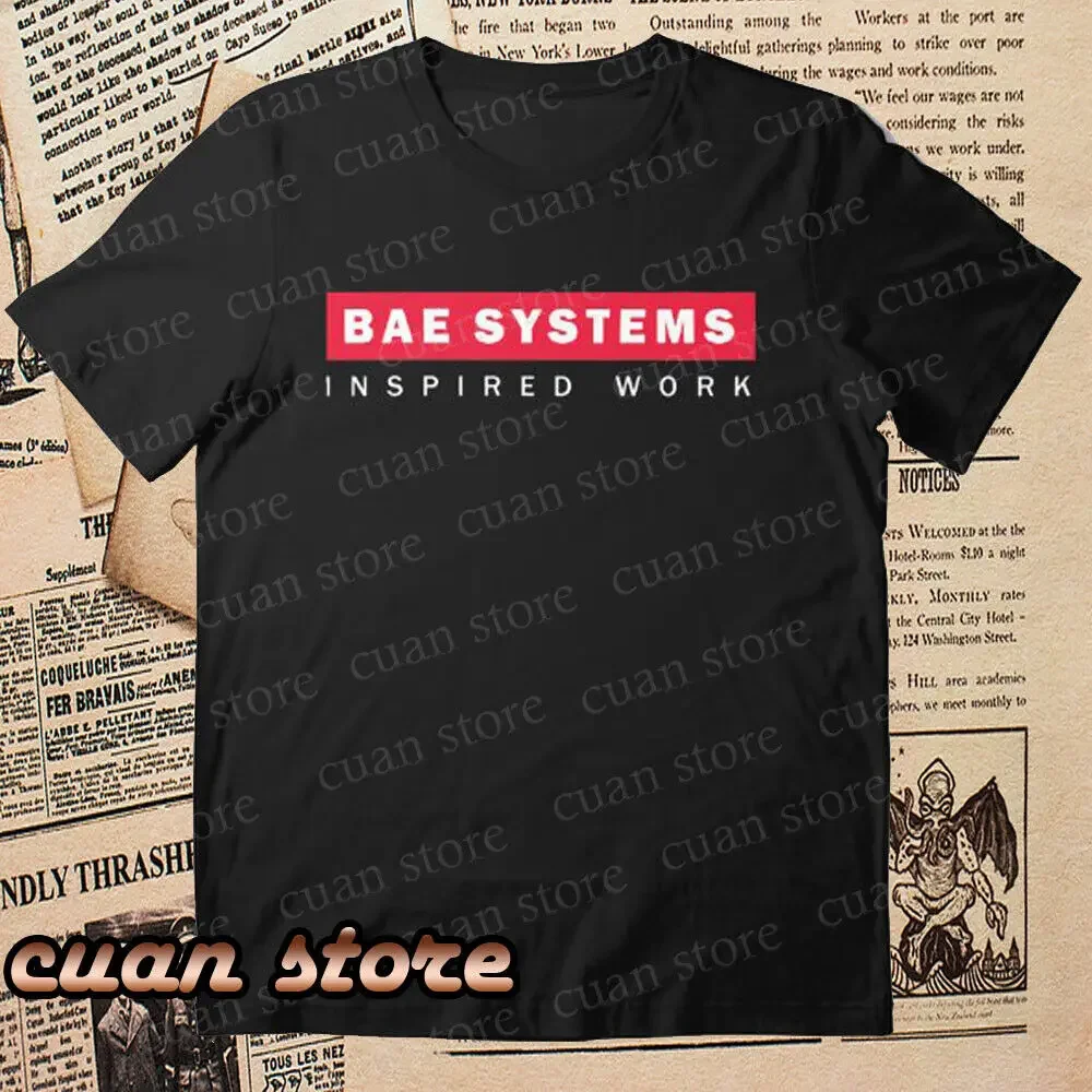 New BAE Systems British Logo Classic Essential Men's T-shirt funny size S to 5XL