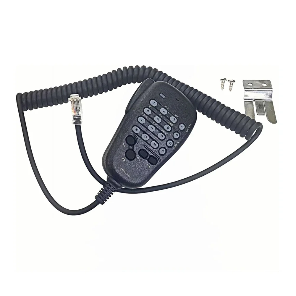 Industrial Grade Microphone Design Instrument Part High-Fidelity Audio Microphone For Yaesu LED Backlight SNR 60dB
