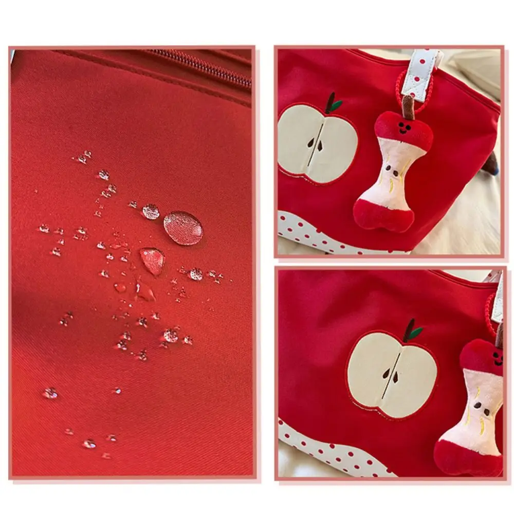 حقيبة رسائل محمولة حقيبة كتف الفواكه Harajuku بلون مضحك حقيبة يد الكورية نمط سستة الحقيبة النايلون حمل حقيبة في الهواء الطلق