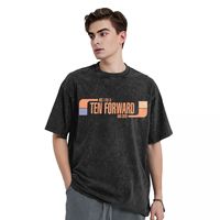 Ten Forward Bar Crew NCC 1701-D T-Shirt tshirts personalised funny meme t-shirts funny shirt cotton oversized t shirt men