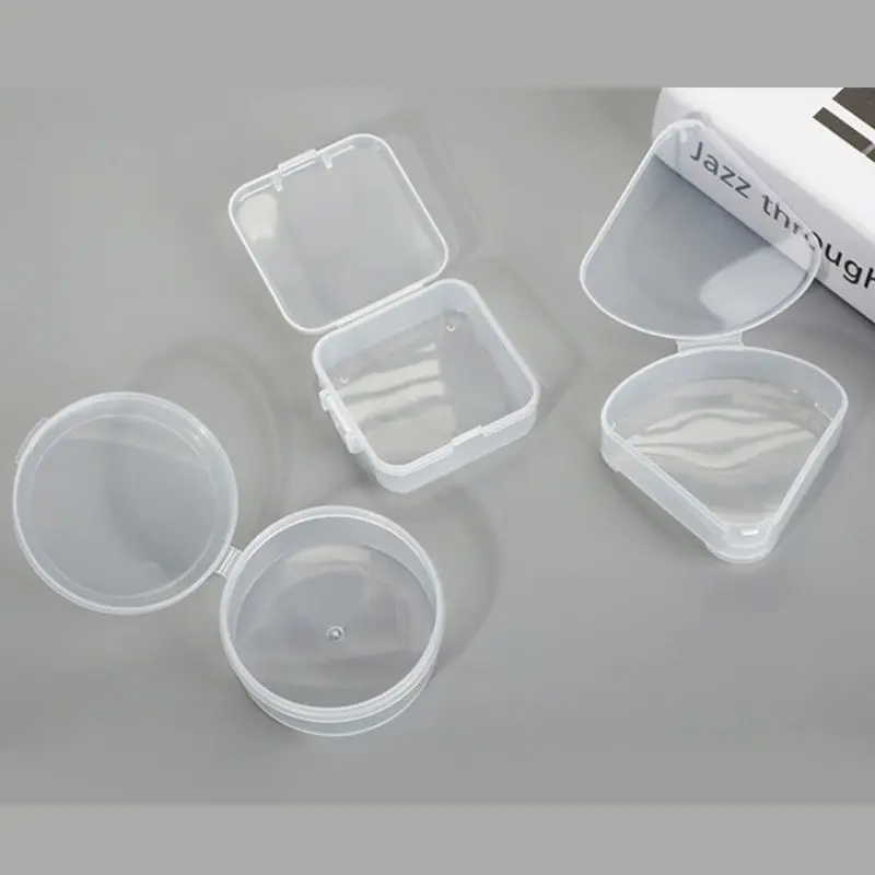 Mini Plastic Box Rectangular Box Translucent Packing Box  Storage Box Environment-friendly Moisture-proof Storage Case Container