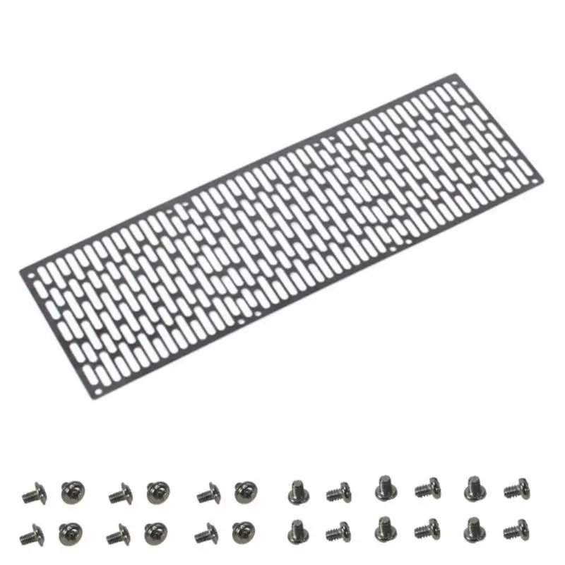 Y1ub Cooling Fan Radiator Guard Filter Debu 14/28/42cm Penutup Logam Untuk Komputer Dengan Pelindung Baja Galvanis
