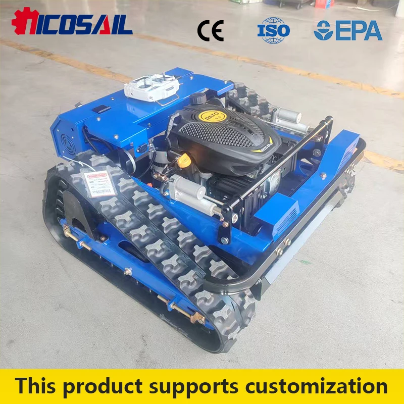 

High Efficiency Customized QL500 Remote Control Lawn Mower Unleaded Easy to Operate for European American Market