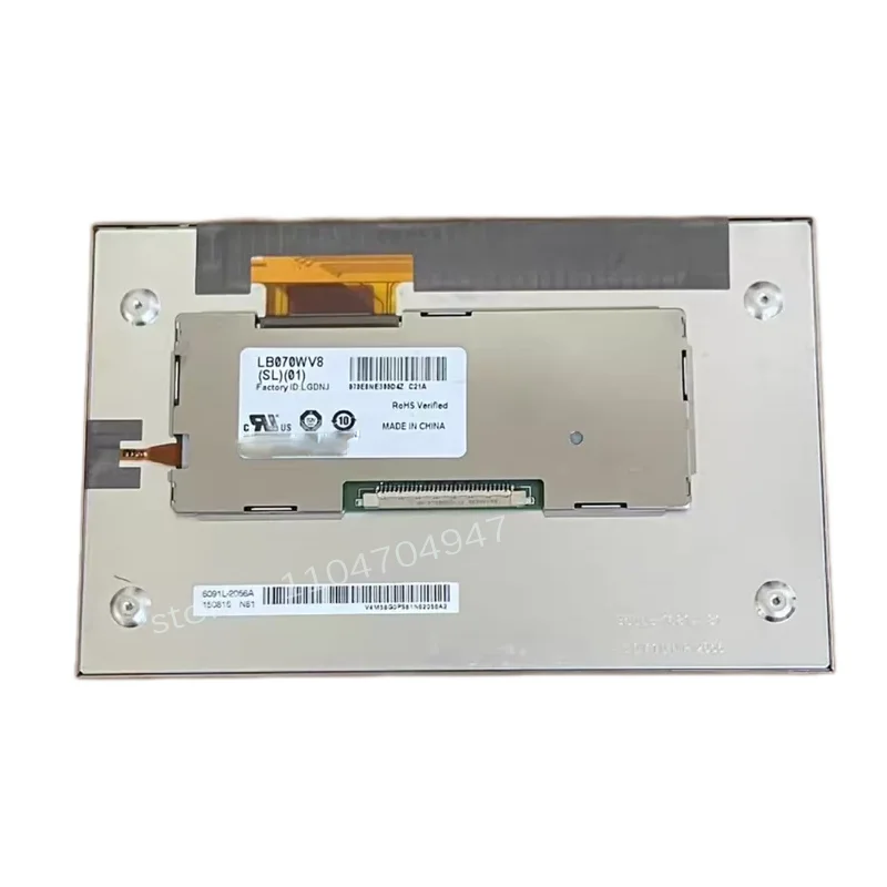 LB070WV8(SL)(01) LB070WV8-SL01 LB070WV8 SL01 800*480 30 pins 7.0 Inch LCD Screen Display panel