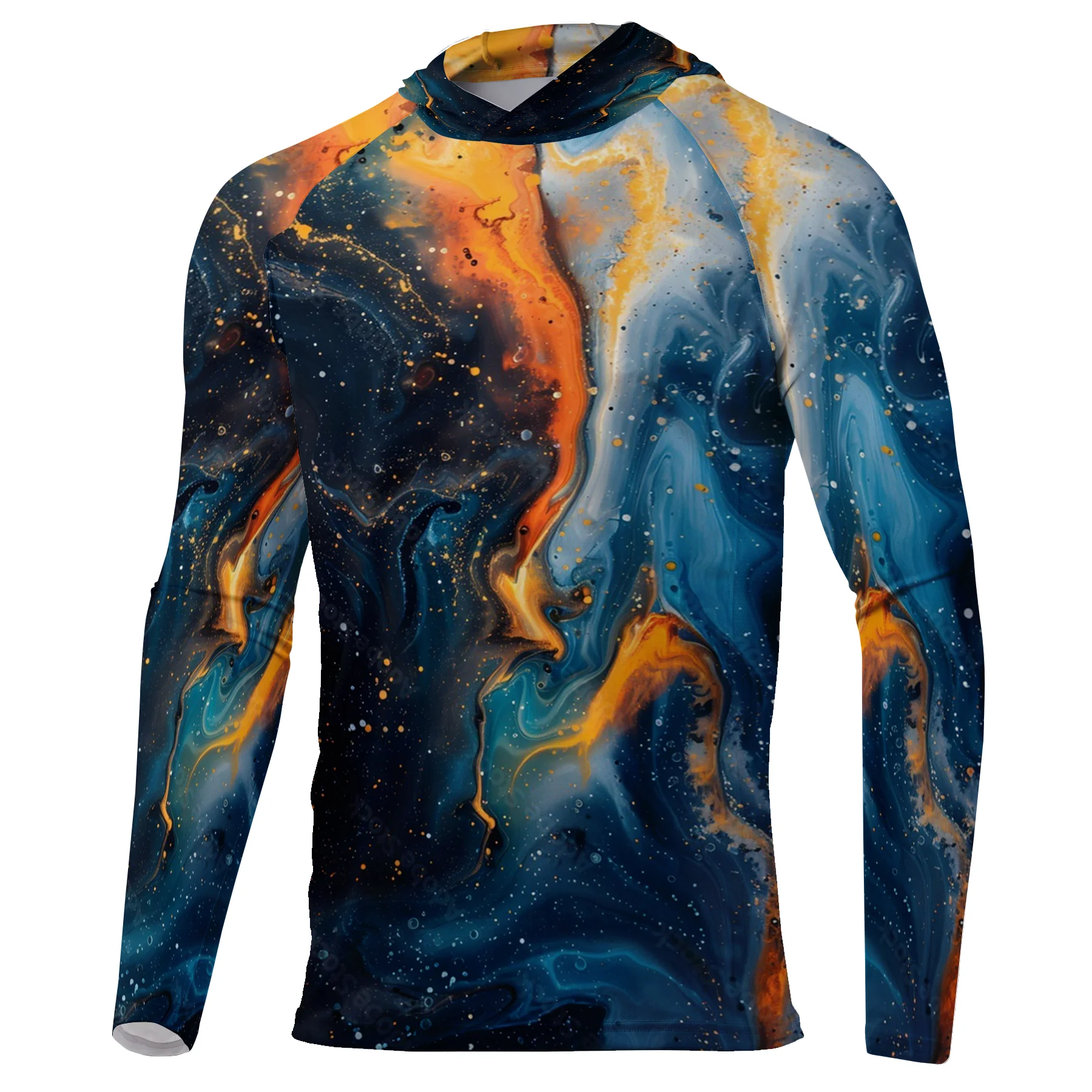 

Men Fishing Hooded Shirts Long Sleeve Breathable Jersey Sun Protection Angling Clothing Camisa De Pesca Outdoor Fish SweatShirts