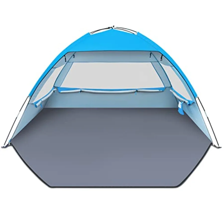 

Beach Tent Sun Shelter for//// with UPF 50＋ UV Protection Lightweight and Easy Setup Beach Shade Canopy Portable Beach Shade Te