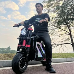 60-80MPH High Speed Fast Electric Scooters For Adults With Seat Dual Motor 90-120KMH E Scooter Motorcycle 72V  10000W 15000Watt