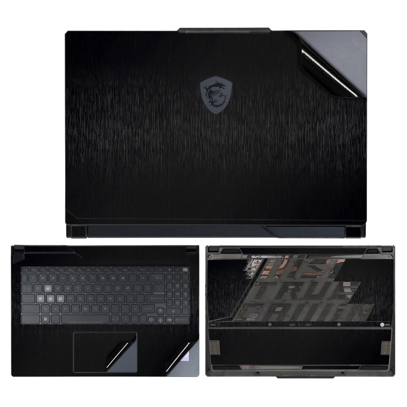 Vinyl Laptop Skin for MSI Cyborg 14 15/Bravo 17 C7VF Protective Film for MSI Creator M16 B13UDX Top lid+Palmrest+Bottom