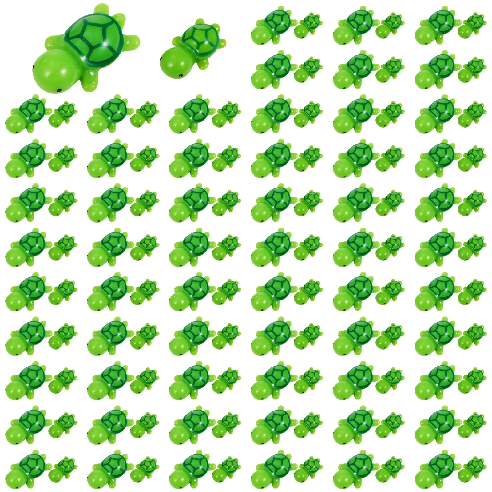 

120Pcs Miniature Turtle Figurines Mini Cute Resin Sea Turtle Ornaments Tiny Moss Landscape Turtle Statues Garden Cake Toppers