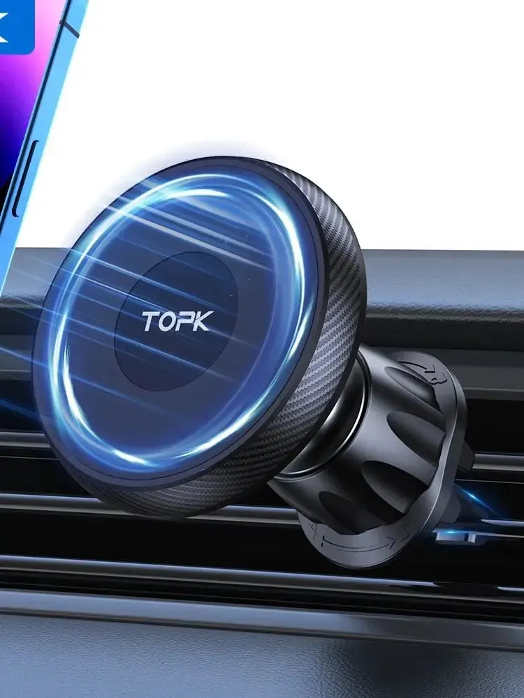 Topk suporte magnético do telefone do carro ventilação de ar suporte do telefone do carro para